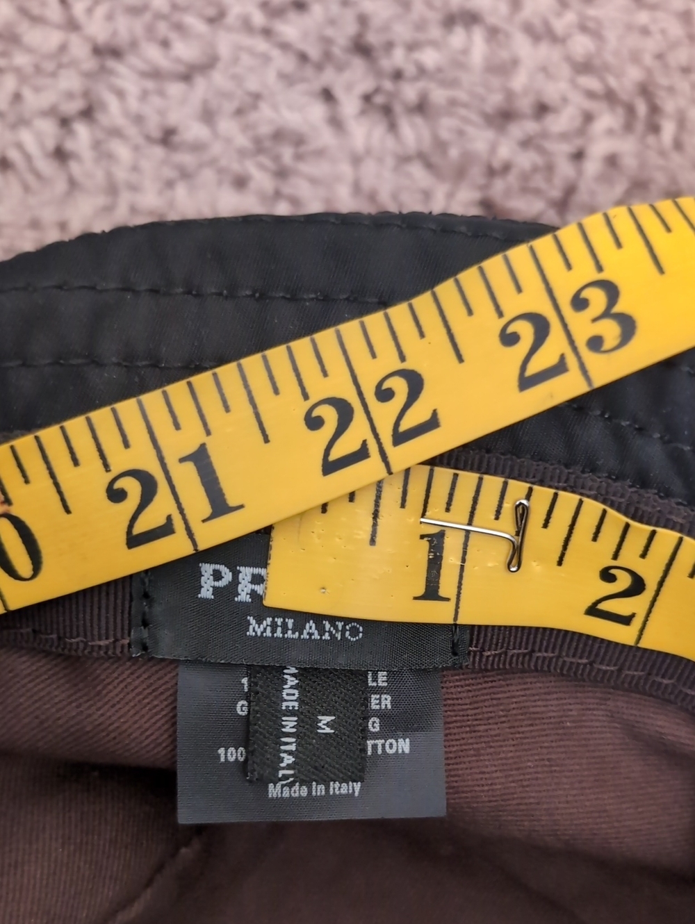 Prada Re-Nylon Bucket Hat Black Medium - Picture 15 of 15